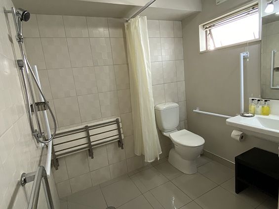 studio with access facilities bathroom